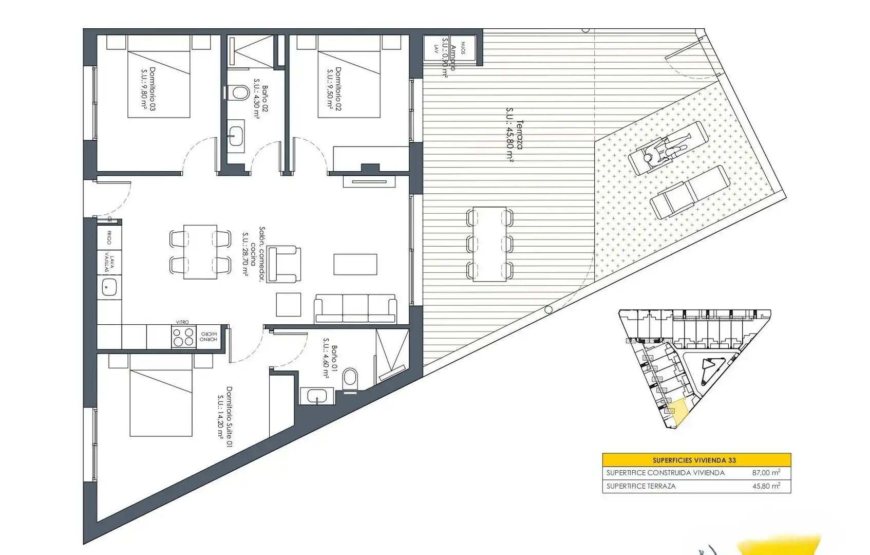 Apartament amb piscina en venda a San Fulgencio, imagen 13
