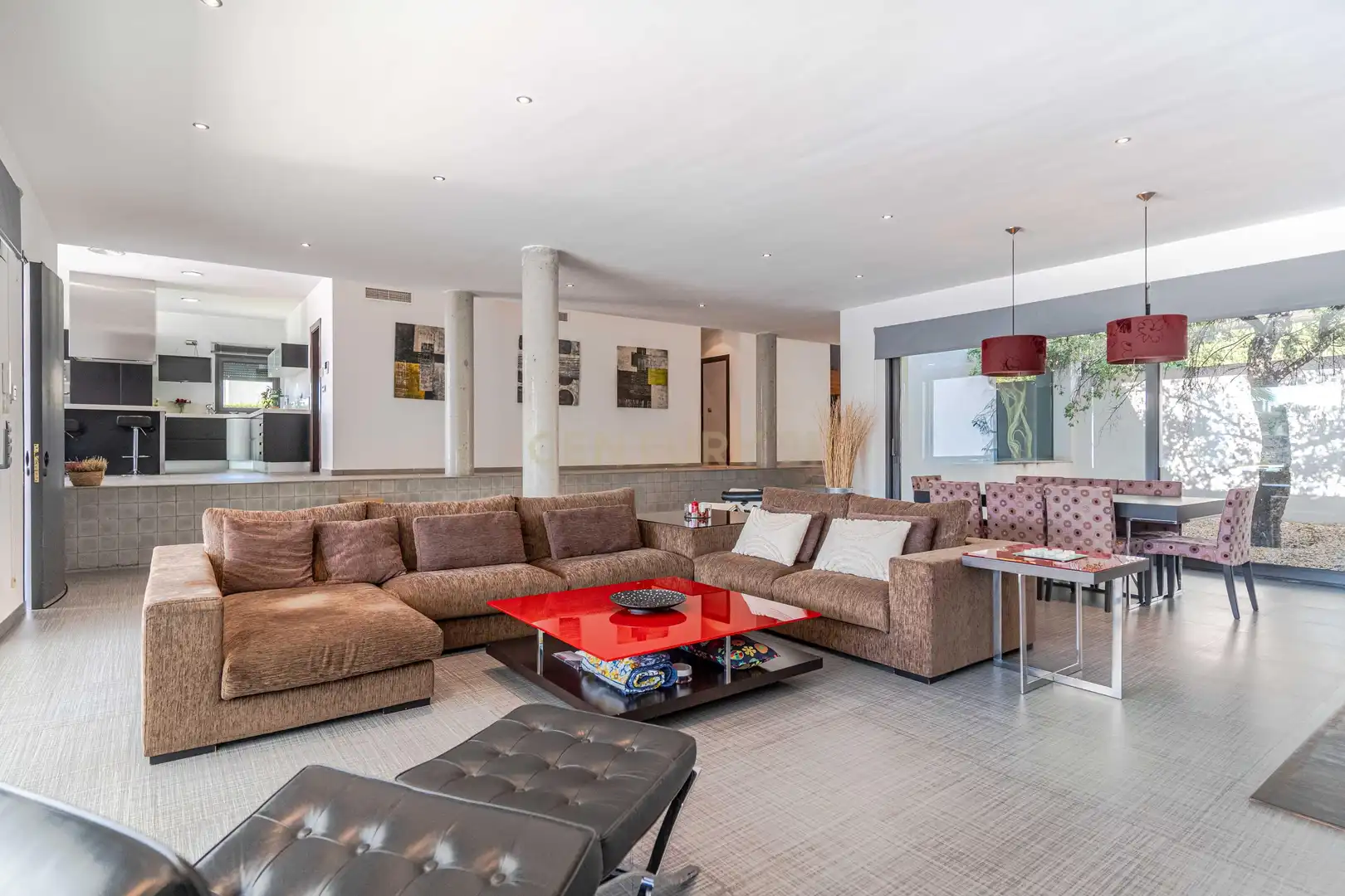 Sala d'estar de Casa o xalet en venda en Gójar amb Aire condicionat, Jardí privat i Traster