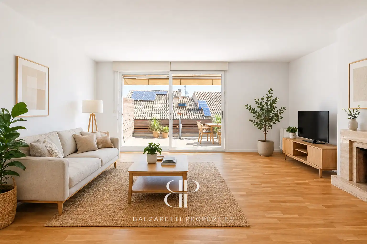 Sala d'estar de Casa o xalet en venda en Tiana amb Aire condicionat, Calefacció i Parquet
