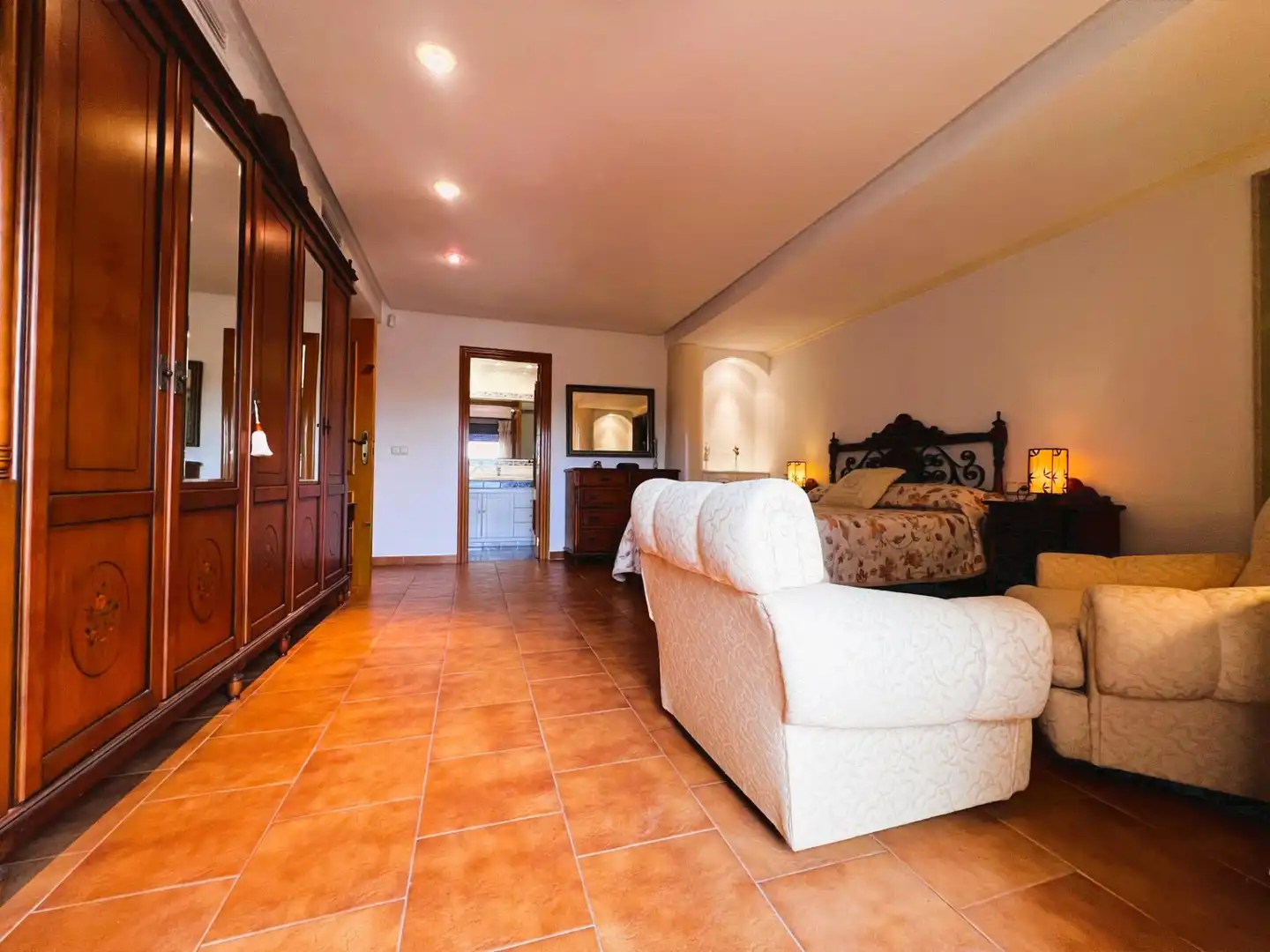 Dormitori de Casa o xalet en venda en Elche / Elx amb Aire condicionat, Jardí privat i Terrassa