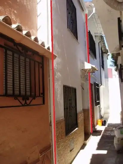 Vista exterior de Casa adosada en venta en Jun, Granada