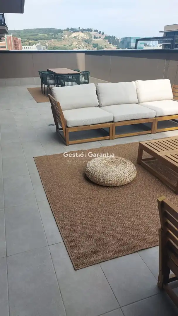 Terrace of Flat for sale in Barcelona  with Terrace, Storage room and Swimming Pool