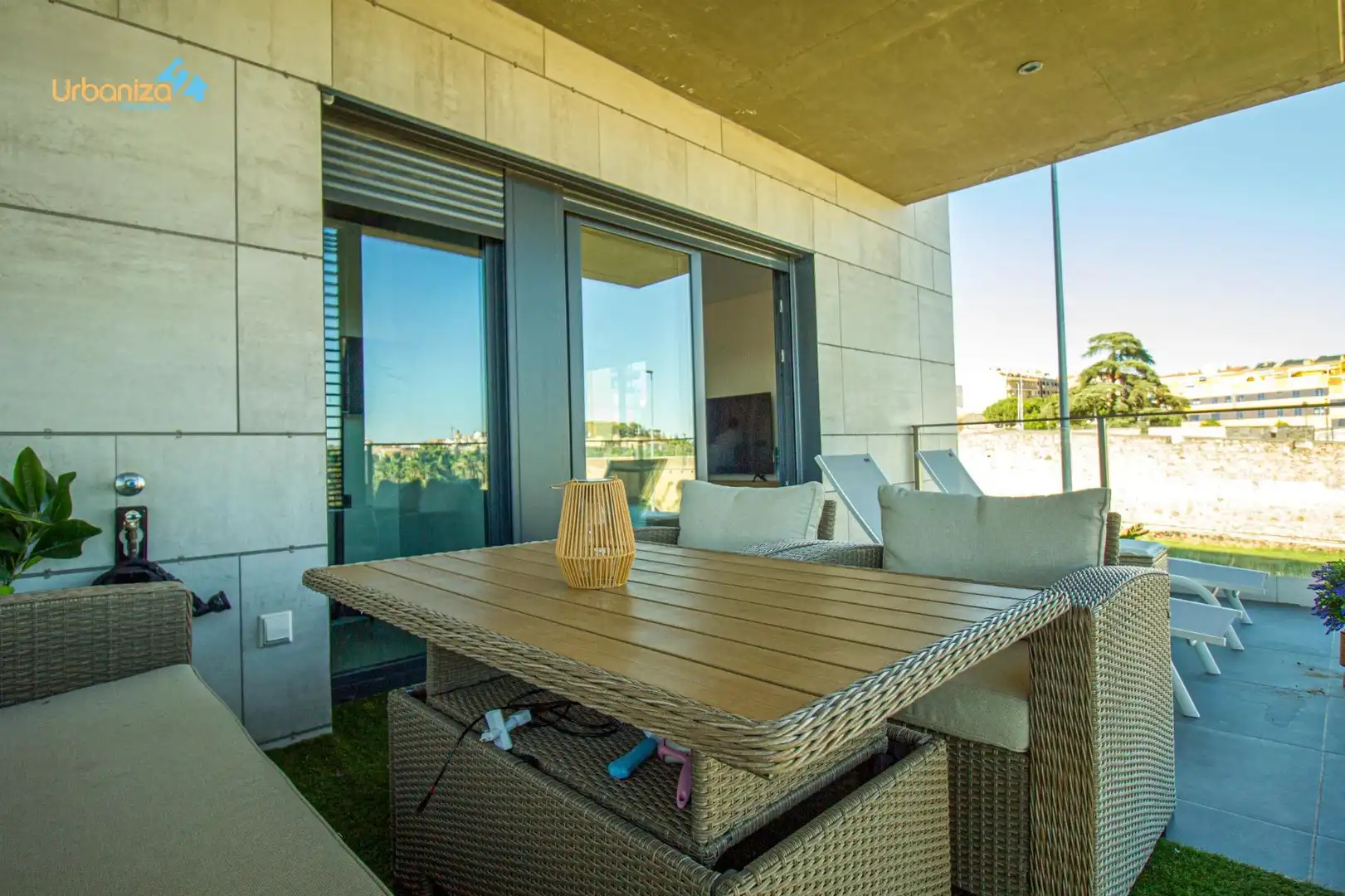 Terrasse von Wohnung zum Verkauf in Badajoz mit Klimaanlage, Heizung und Privatgarten