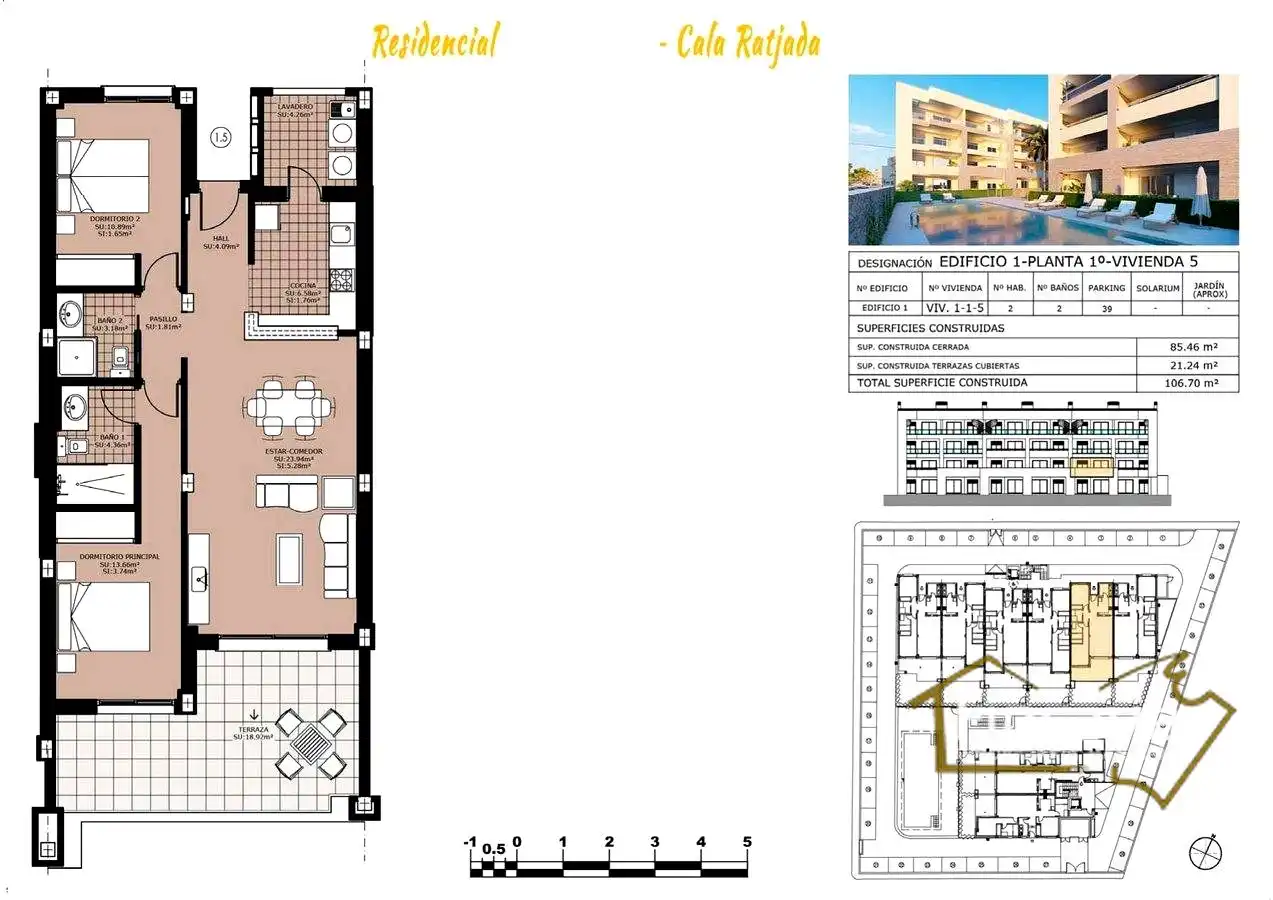 Flat for sale in Capdepera  with Air Conditioner, Private garden and Storage room