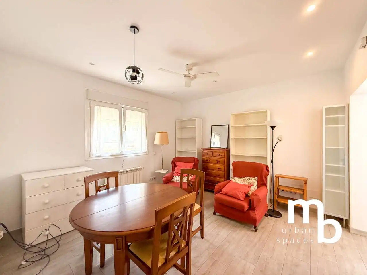 Wohnzimmer von Wohnung zur Miete in Madrid mit Klimaanlage, Heizung und Möbliert