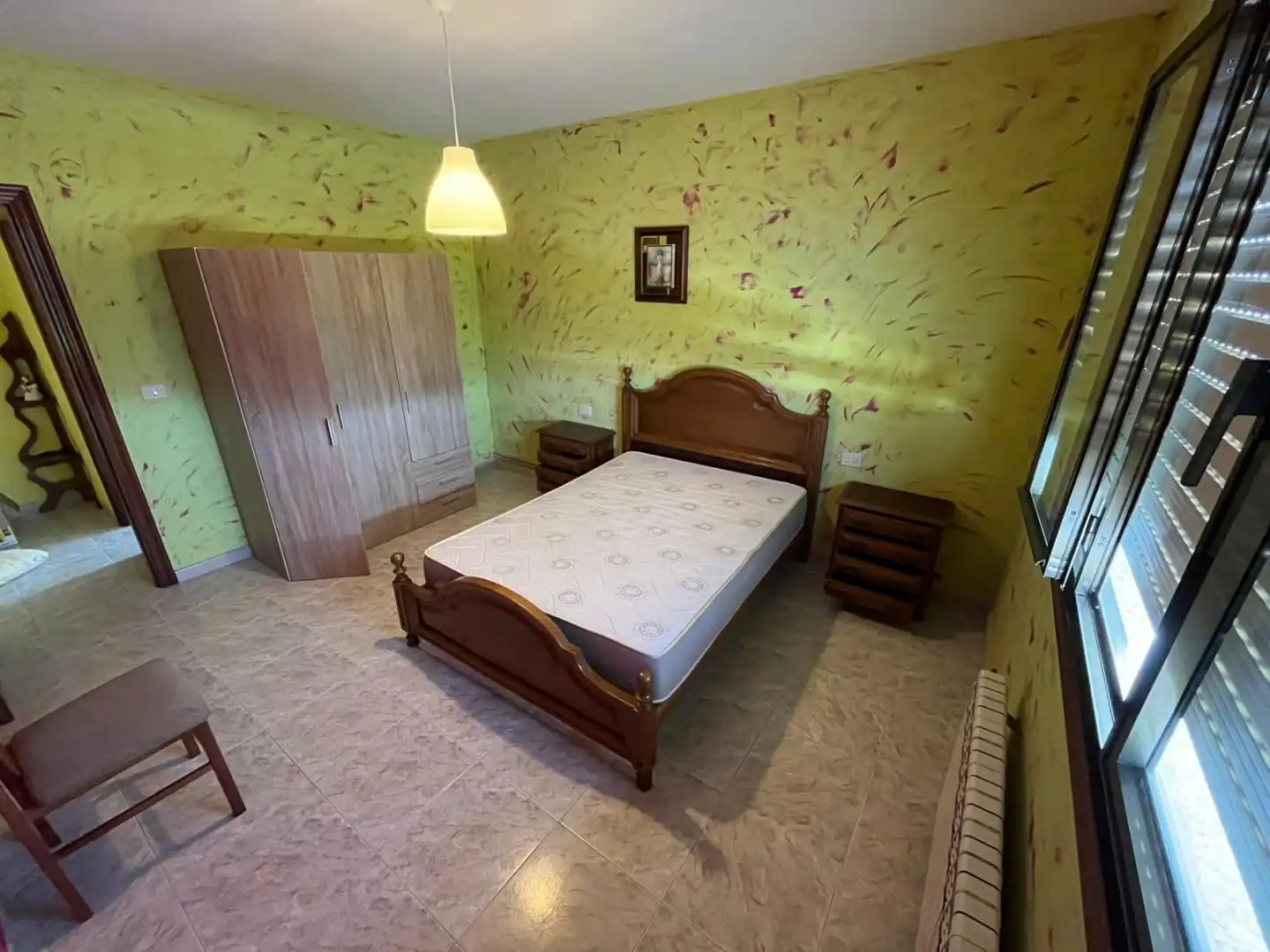 Bedroom of Flat for rent in Burela  with Furnished, Oven and Washing machine