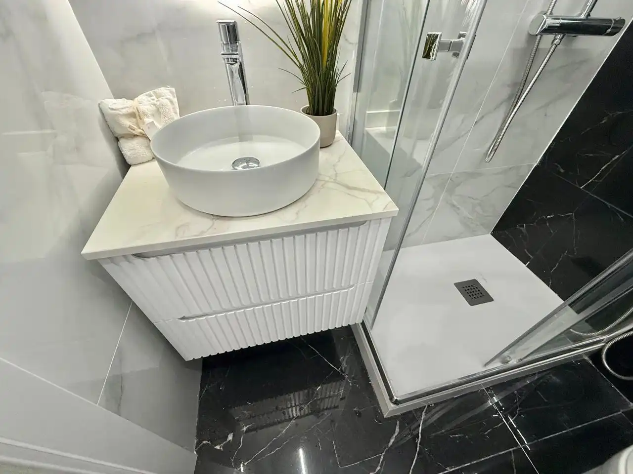 Bathroom of Flat for sale in Getafe  with Air Conditioner