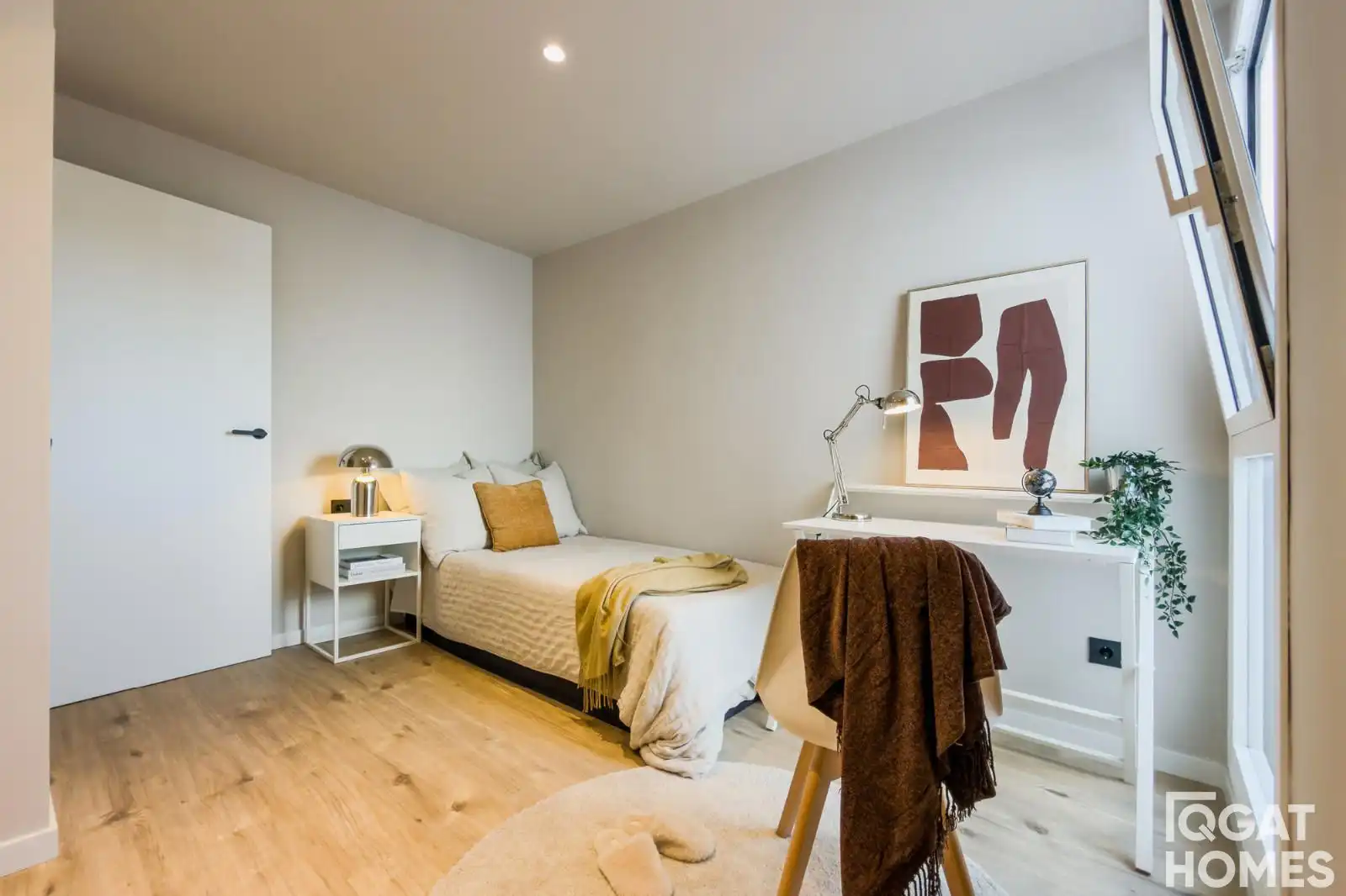 Dormitori de Casa adosada en venda en Sant Cugat del Vallès amb Aire condicionat, Calefacció i Terrassa