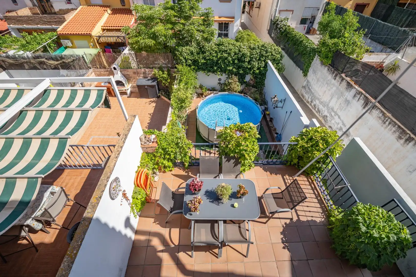 Terrassa de Casa adosada en venda en Villa de Otura amb Aire condicionat, Calefacció i Balcó
