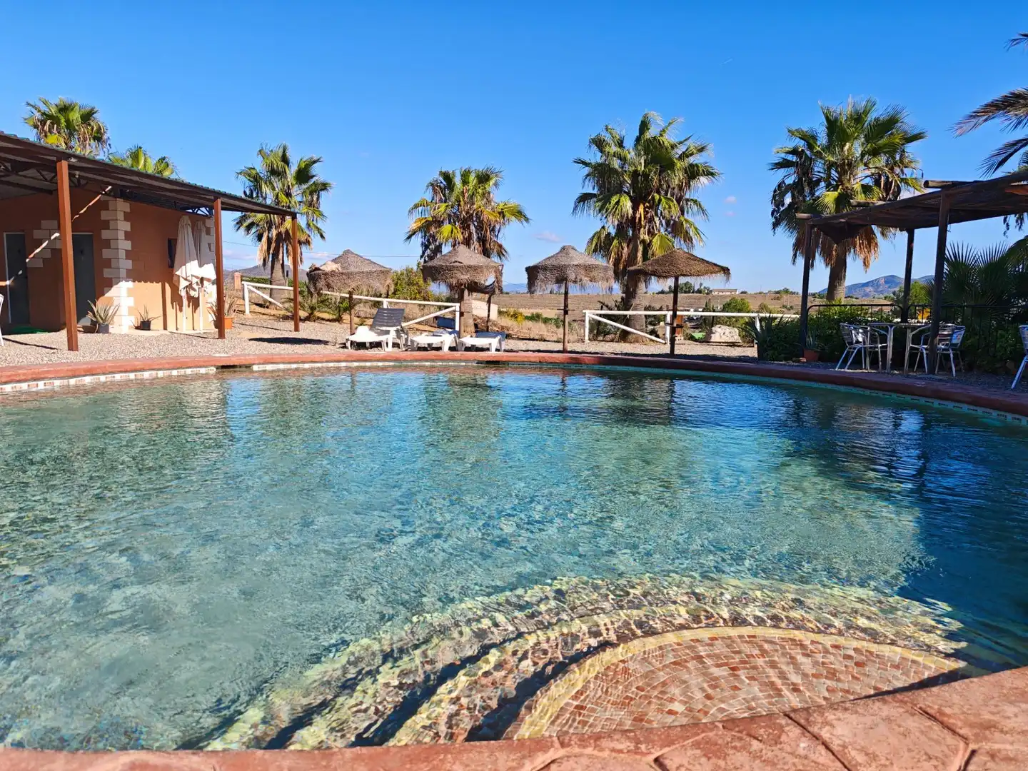 Piscina de Finca rústica en venta en Cártama con Aire acondicionado, Calefacción y Jardín privado
