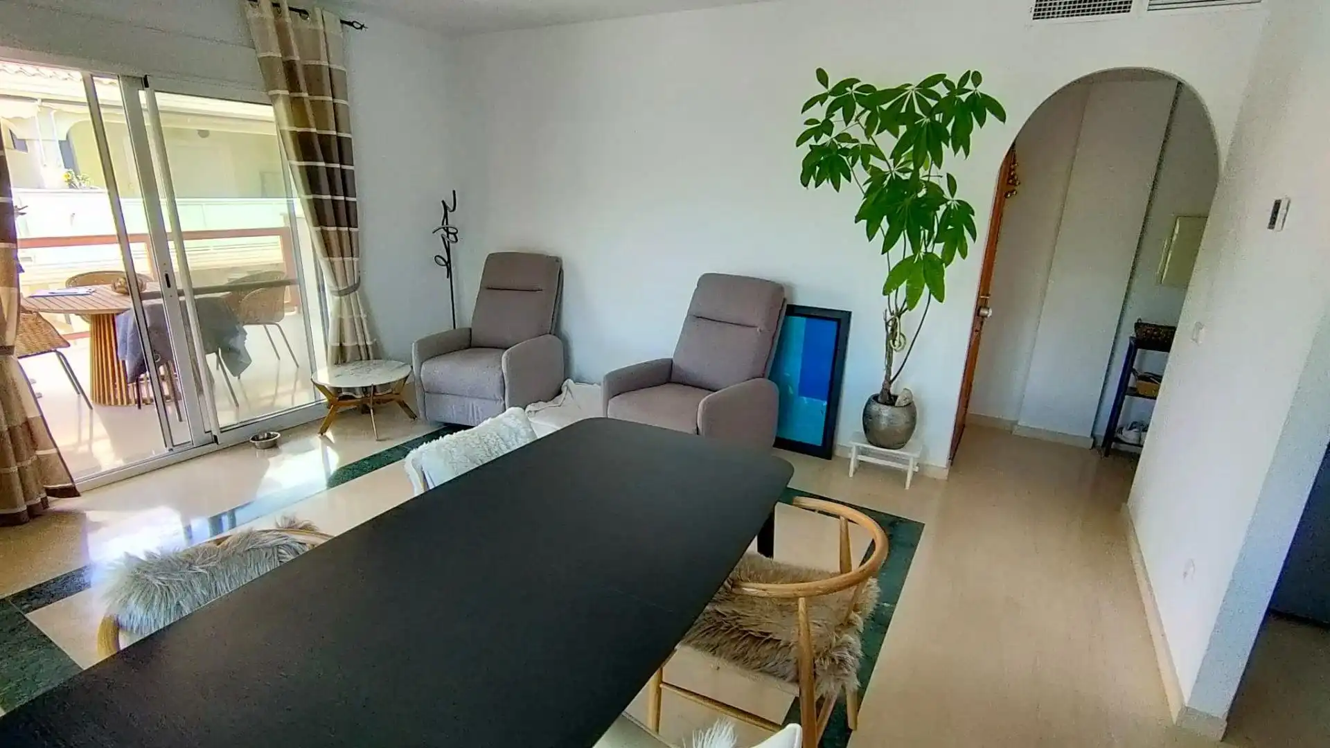 Sala de estar de Ático en venta en Cuevas del Almanzora con Aire acondicionado, Terraza y Amueblado