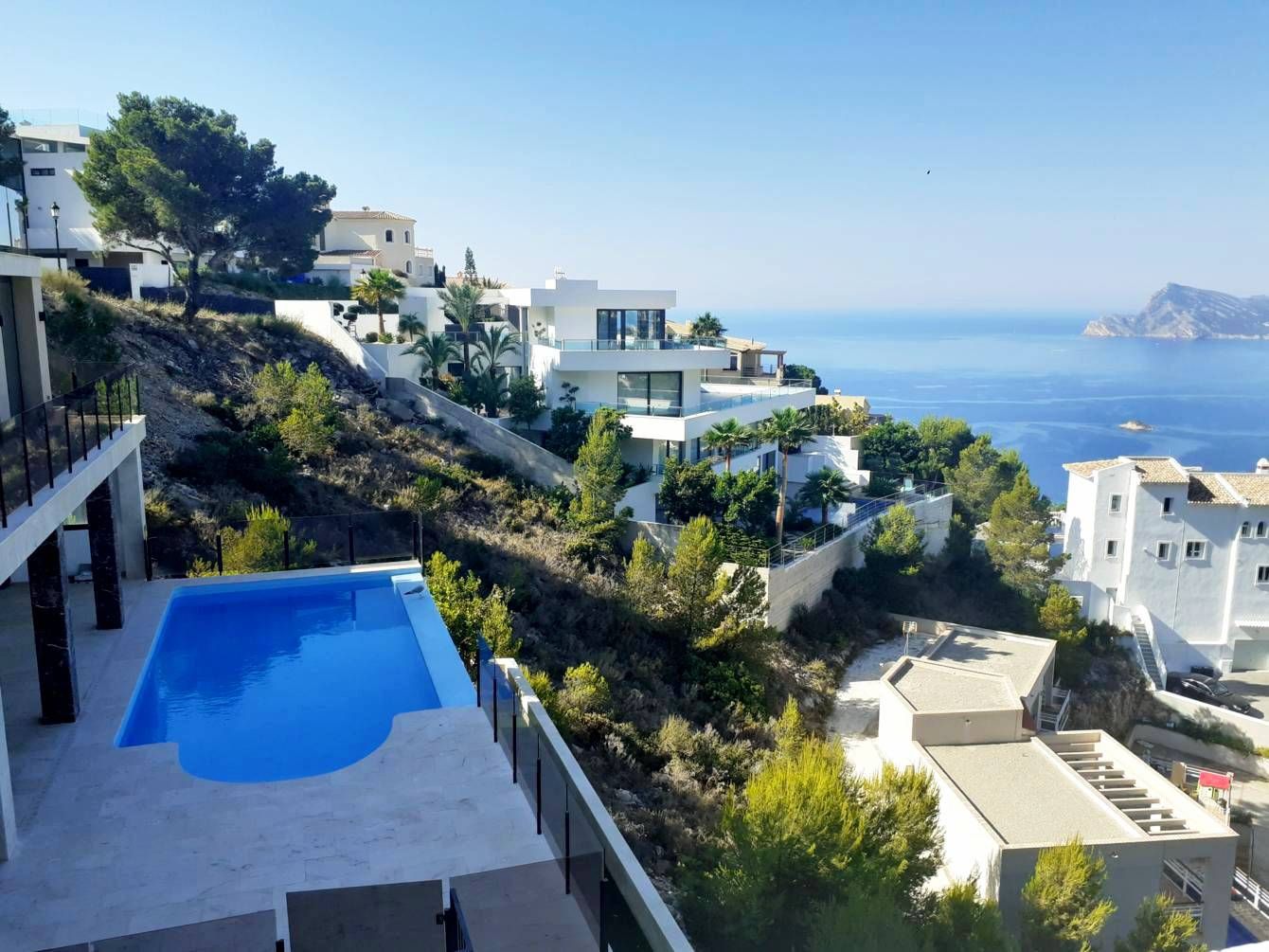 Vista exterior de Casa o xalet en venda en Altea amb Aire condicionat, Calefacció i Jardí privat