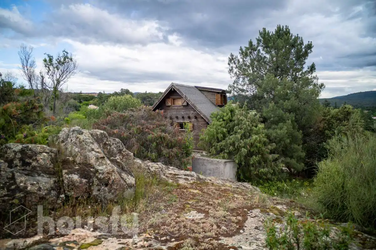 Vista exterior de Casa o chalet en venta en Robledo de Chavela con Calefacción, Jardín privado y Terraza