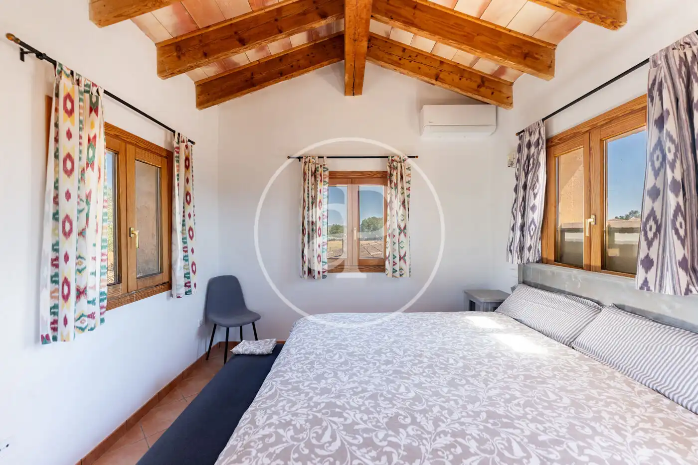 Bedroom of Houses for rent in Sencelles  with Air Conditioner, Heating and Private garden