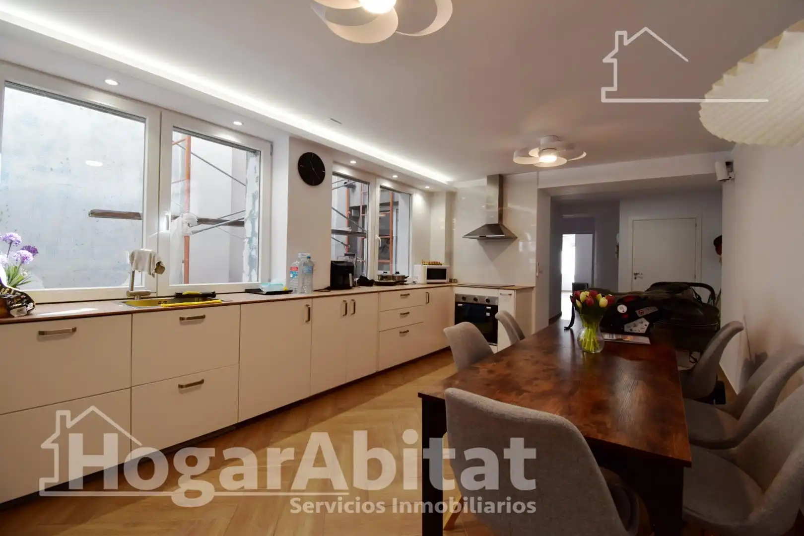 Cocina de Casa o chalet en venta en L'Atzúbia con Aire acondicionado, Calefacción y Terraza