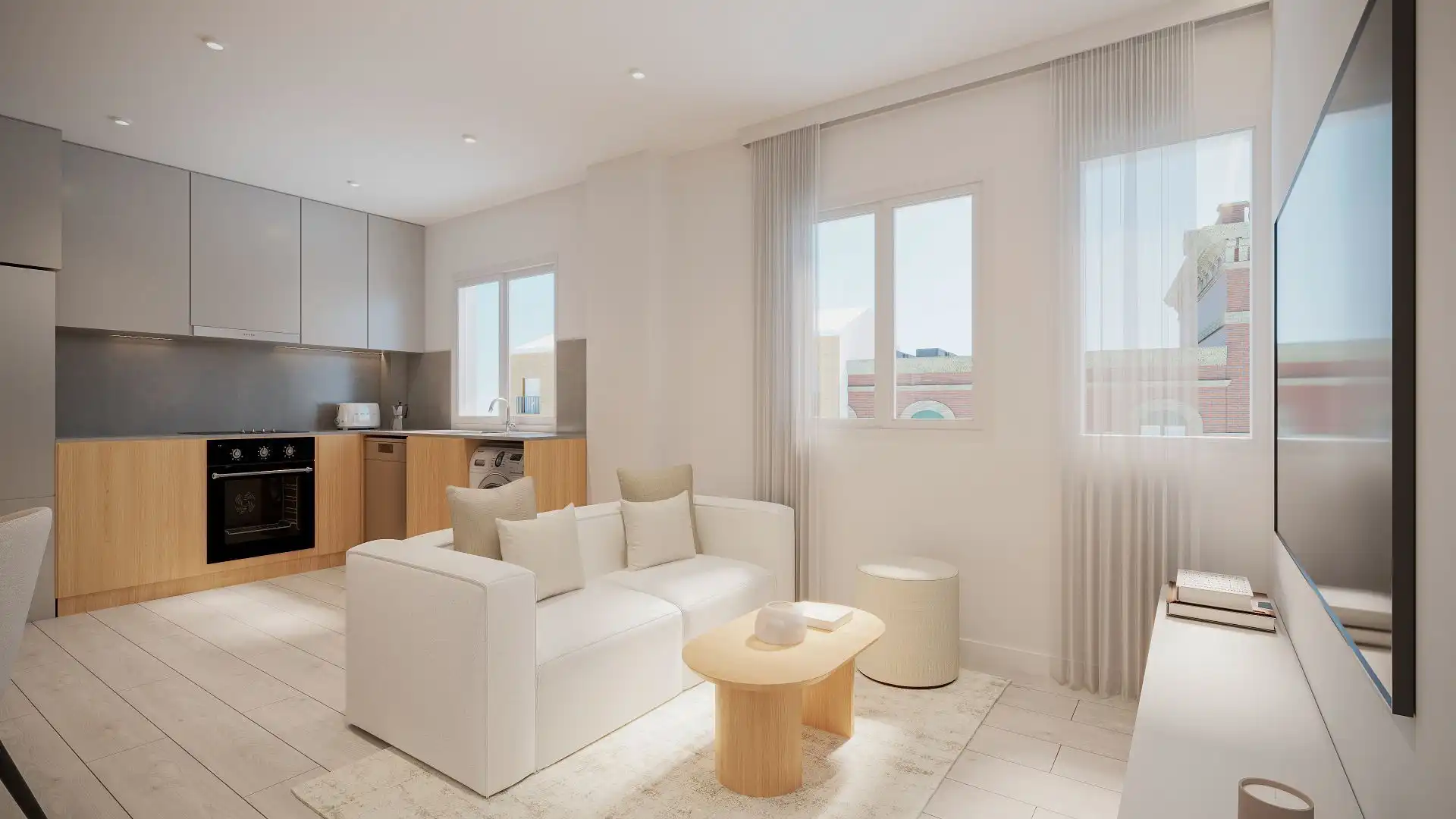 Sala de estar de Piso en venta en Getafe con Aire acondicionado y Calefacción