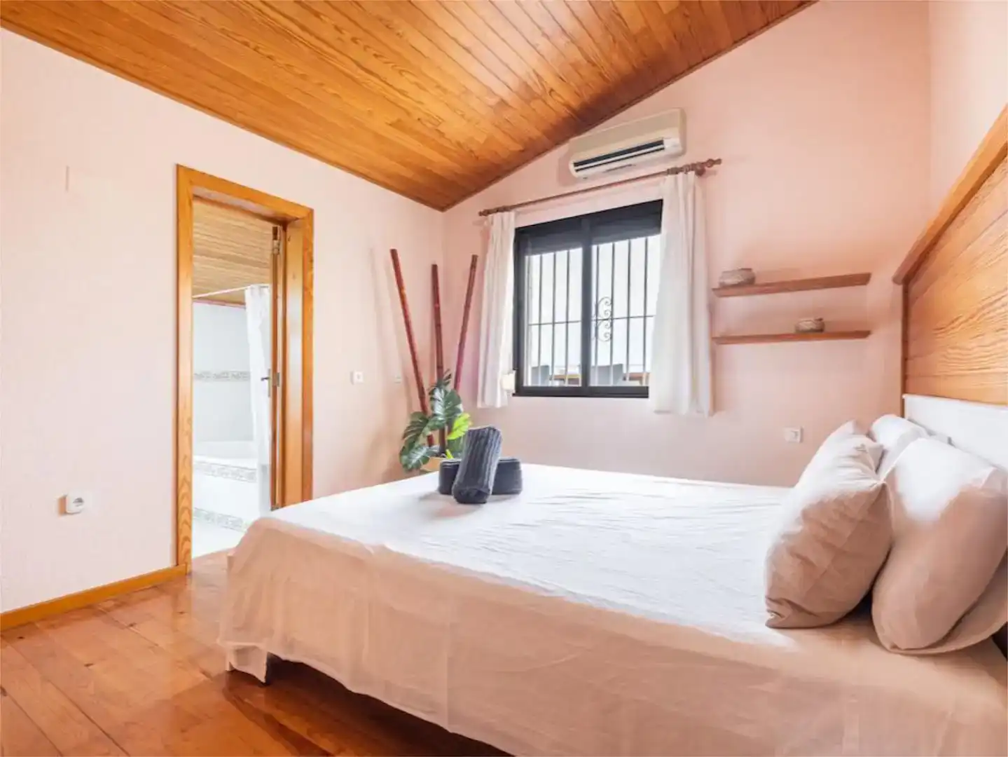Schlafzimmer von Wohnung zum Verkauf in Polop mit Klimaanlage, Schwimmbad und Balkon