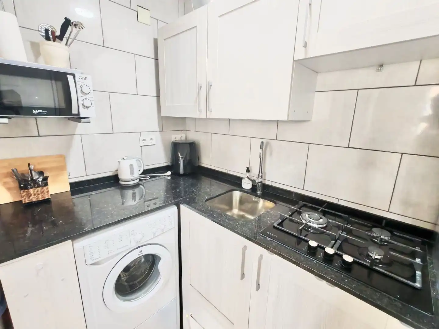 Kitchen of Apartments for rent in Torrevieja  with Air Conditioner, Furnished and Balcony
