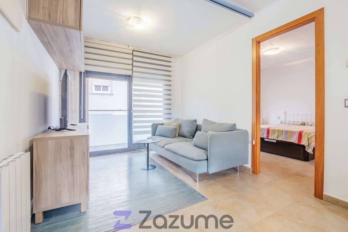 Sala de estar de Piso de alquiler en L'Hospitalet de Llobregat con Calefacción, Amueblado y Horno