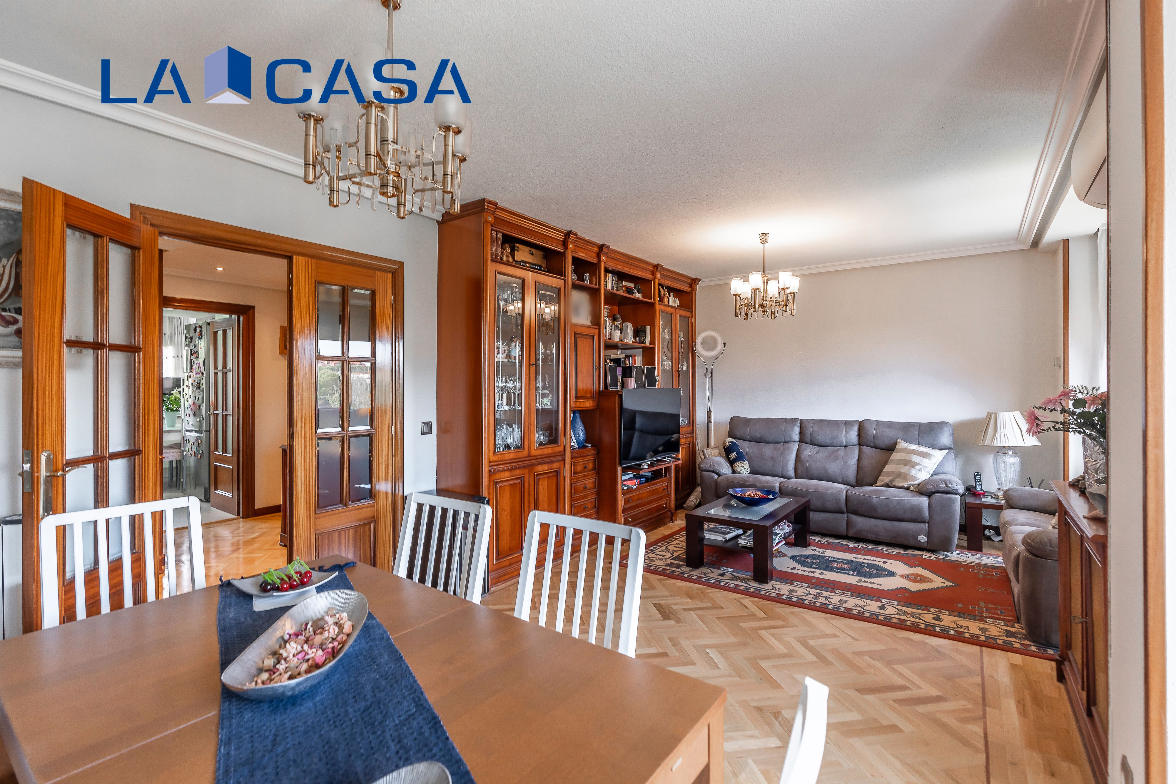 Living room of Flat for sale in  Madrid Capital  with Heating and Swimming Pool