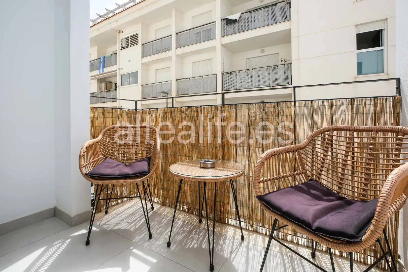 Balcony of Apartments for rent in Altea  with Air Conditioner, Furnished and Oven
