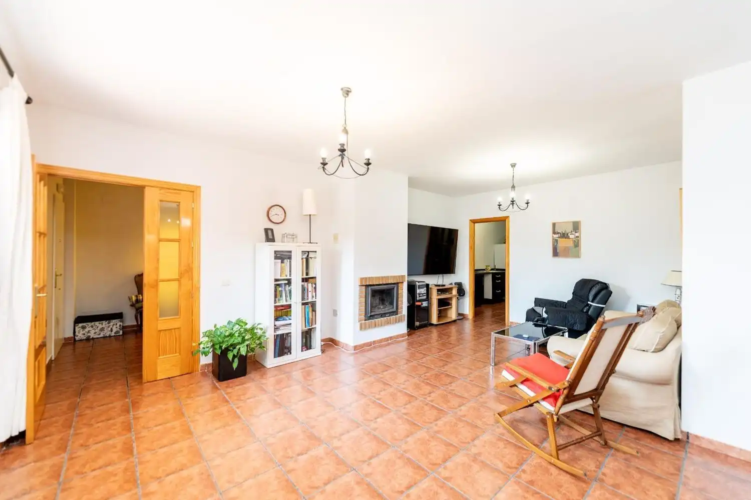 Sala d'estar de Casa o xalet en venda en Batres amb Aire condicionat, Calefacció i Jardí privat
