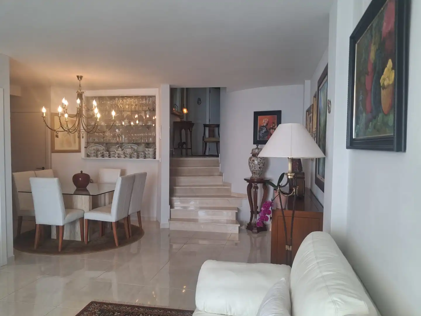 Dining room of Flat for rent in Peñíscola / Peníscola  with Air Conditioner, Terrace and Swimming Pool