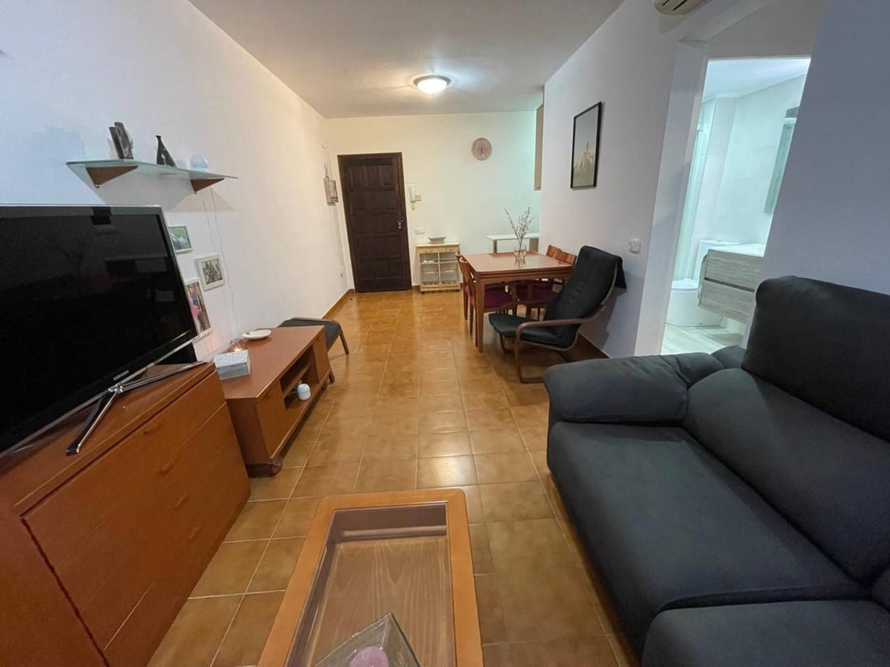 Living room of Flat for sale in Pineda de Mar  with Air Conditioner and Balcony