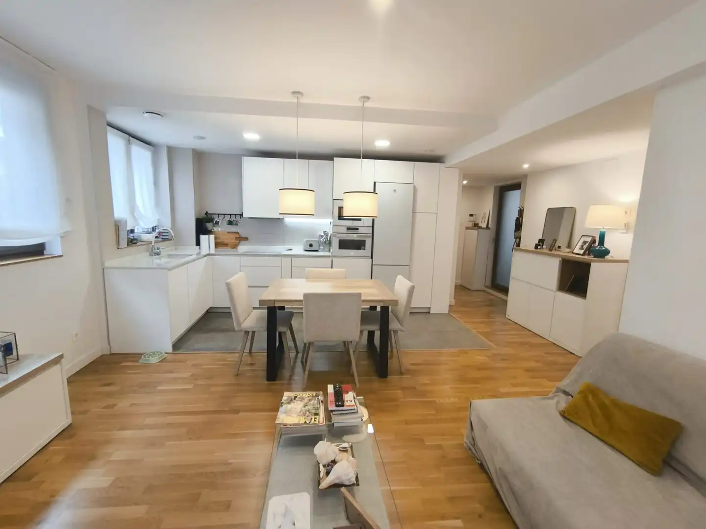 Cocina de Piso en venta en Valle de Trápaga-Trapagaran con Calefacción y Amueblado