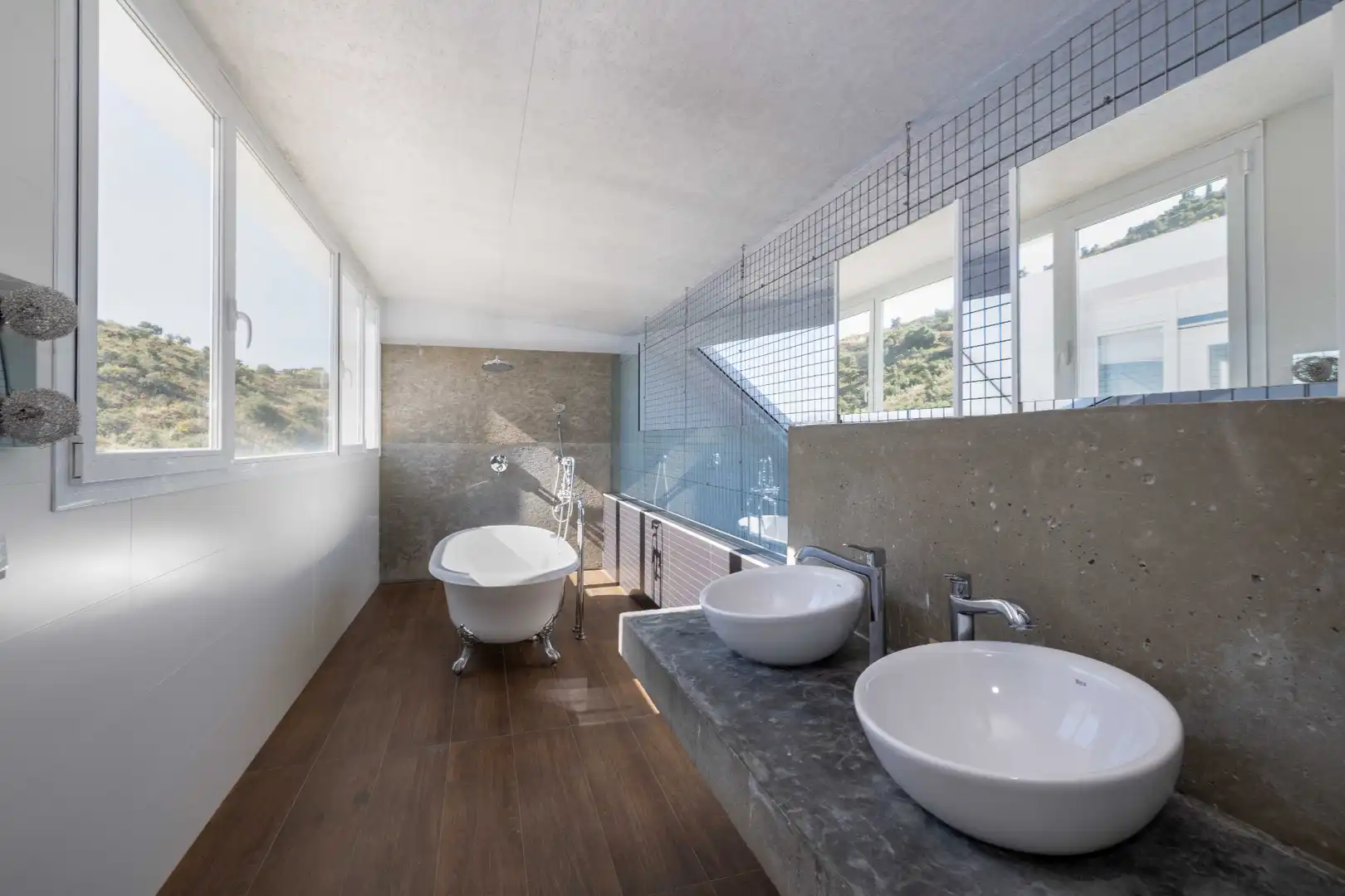 Bathroom of Houses for sale in Málaga  with Air Conditioner, Heating and Private garden