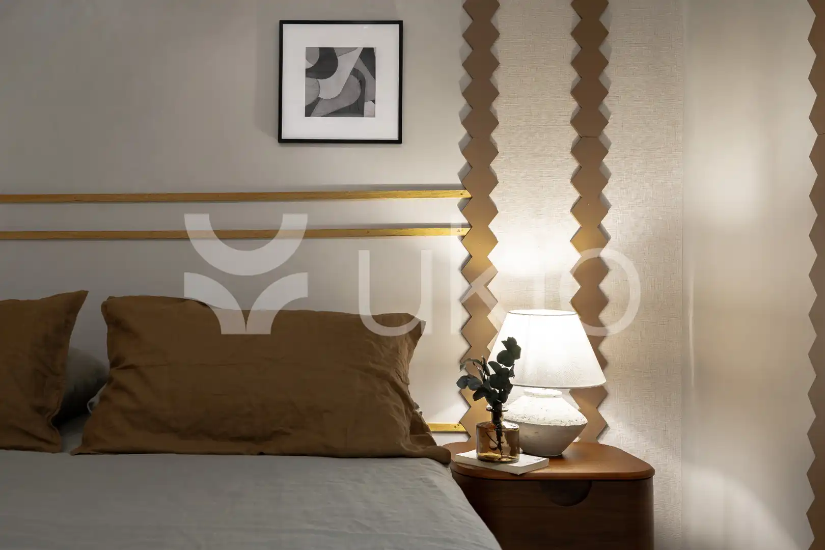 Habitación de Apartamento de alquiler en Madrid con Aire acondicionado, Calefacción y Amueblado