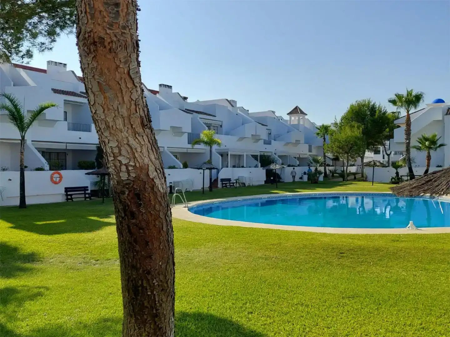 Exterior view of Flat for rent in Islantilla  with Air Conditioner, Private garden and Storage room