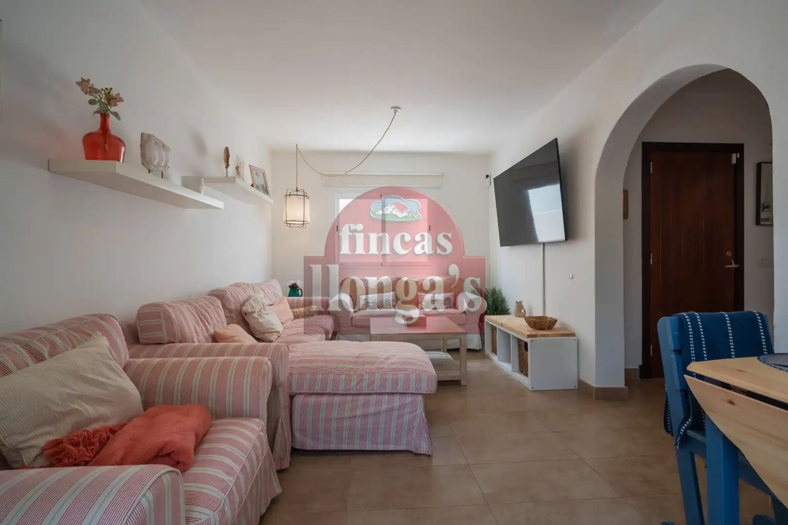 Sala d'estar de Casa adosada en venda en Ciutadella de Menorca