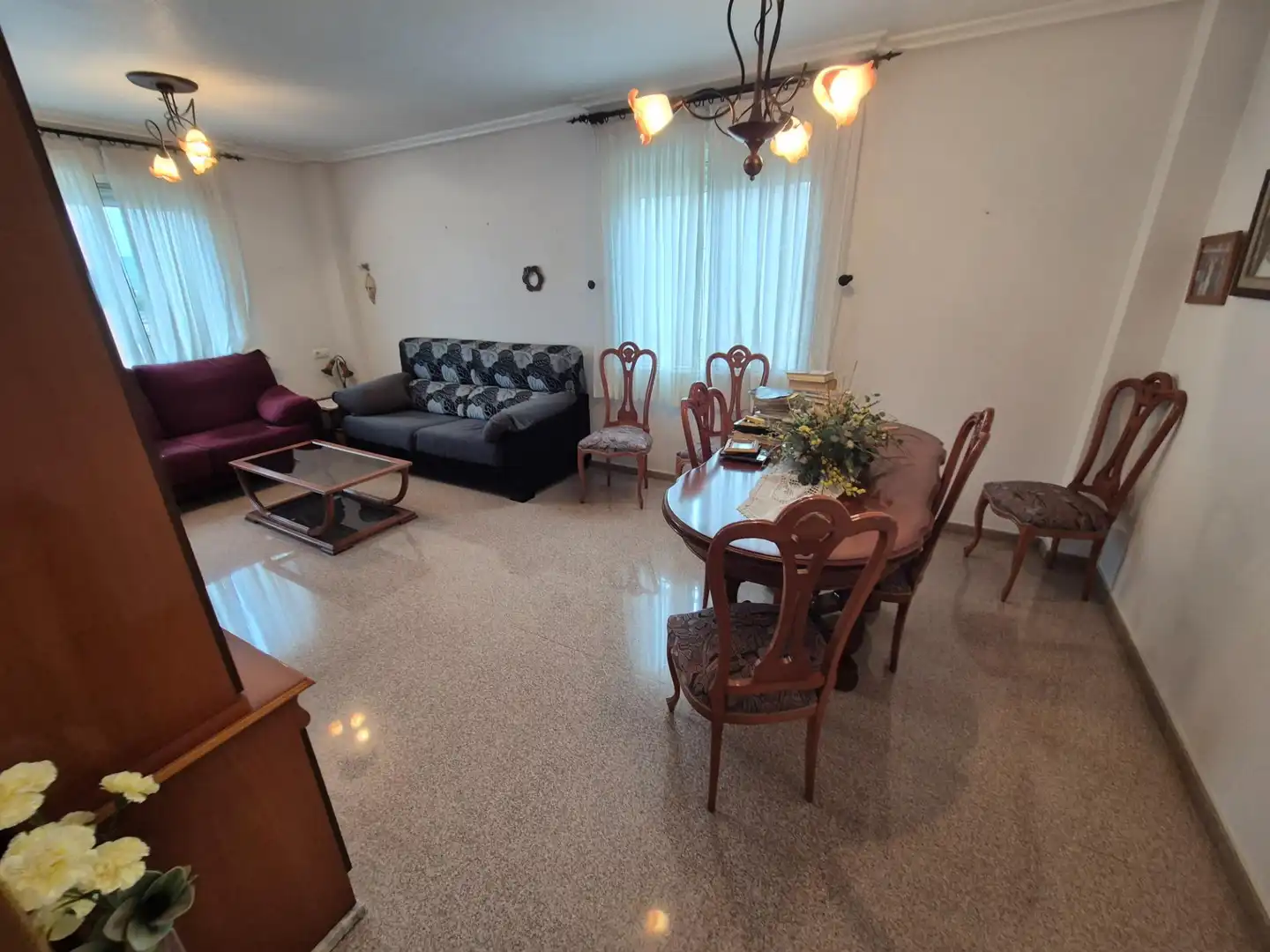 Sala de estar de Piso en venta en Elda con Aire acondicionado, Calefacción y Amueblado