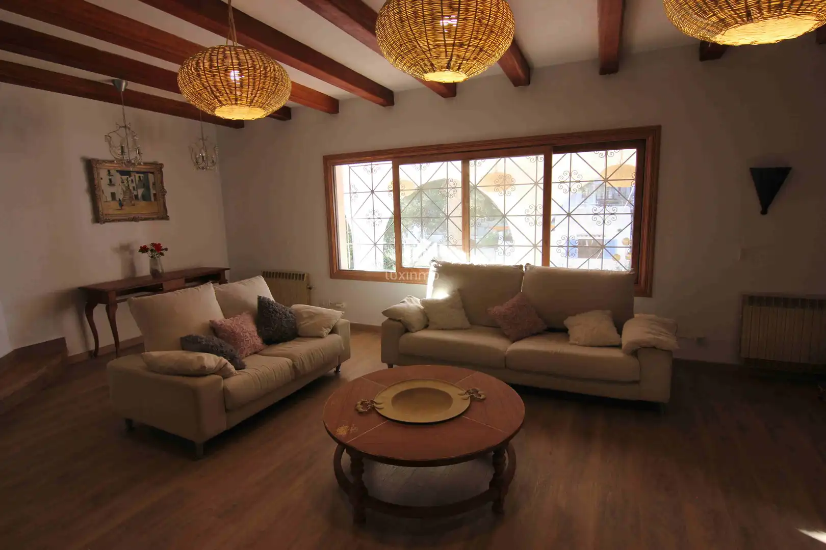 Sala de estar de Casa o chalet en venta en Sant Antoni de Portmany con Jardín privado, Terraza y Piscina comunitaria