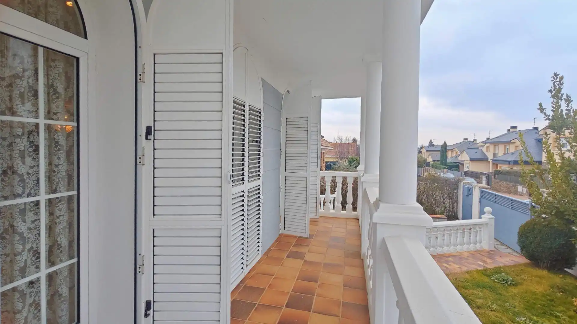 Terrassa de Casa o xalet en venda en Guadarrama amb Calefacció, Jardí privat i Terrassa