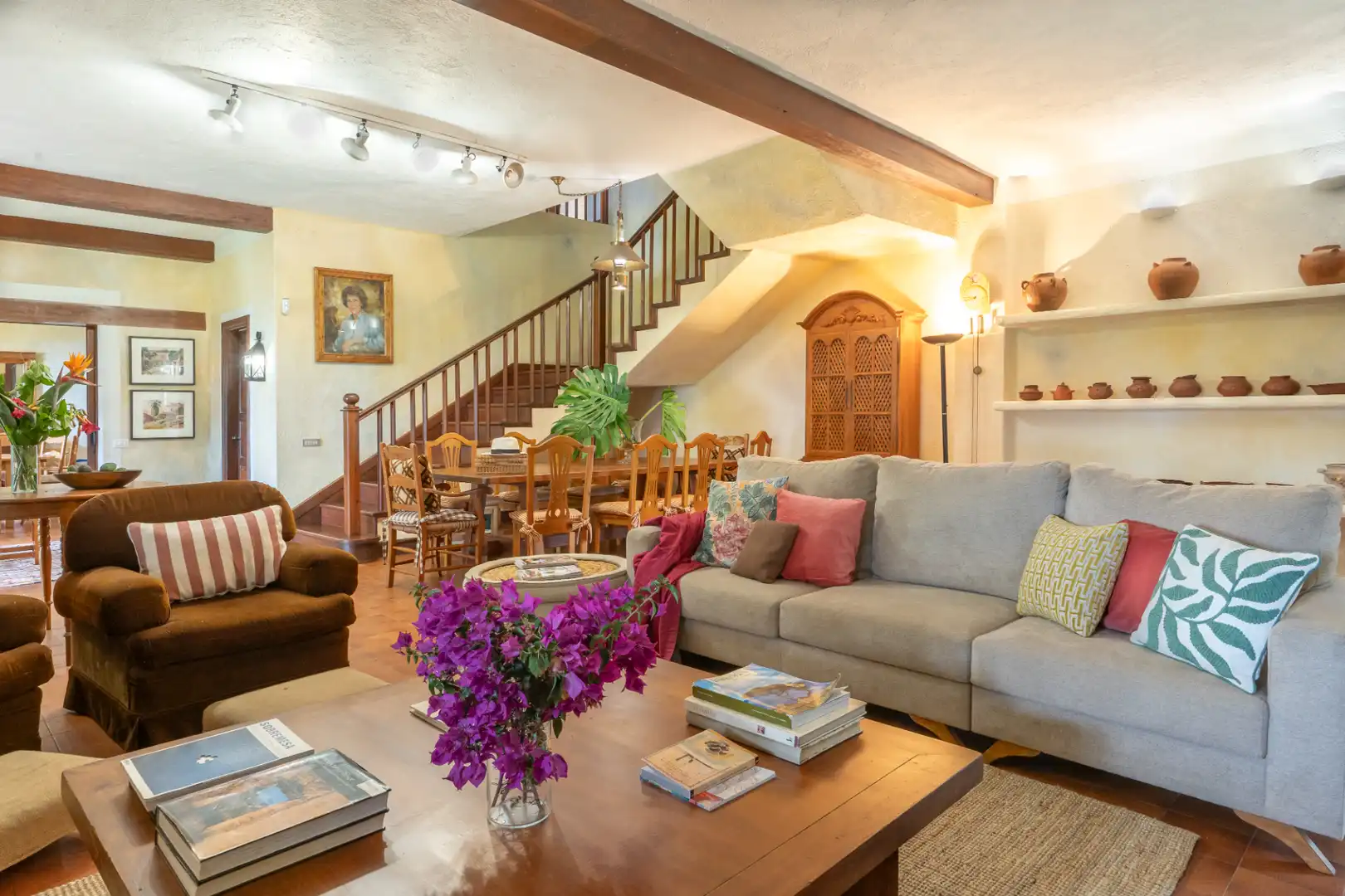 Sala de estar de Casa o chalet de alquiler en Tegueste con Jardín privado, Terraza y Amueblado