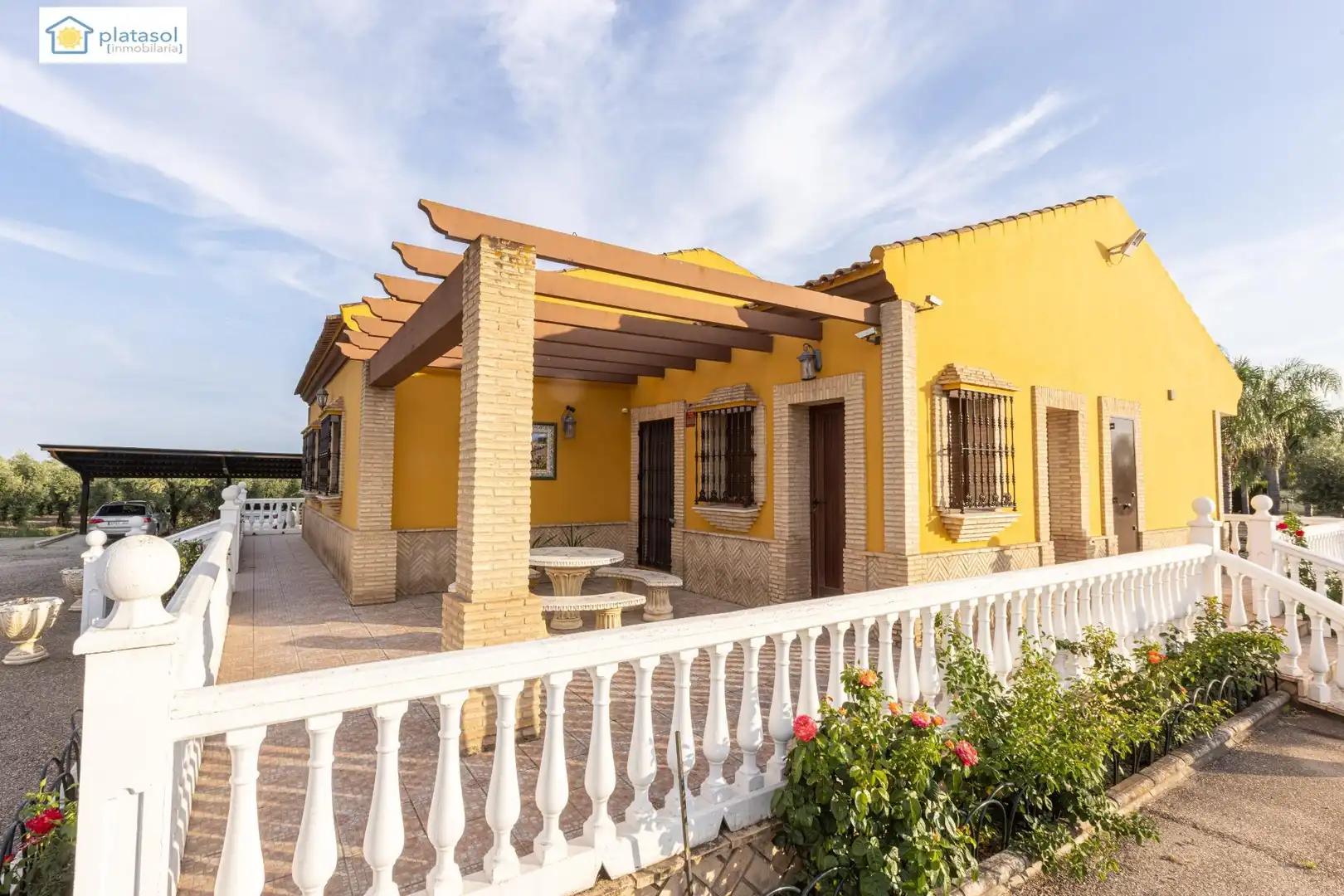 Vista exterior de Finca rústica en venta en Chucena con Aire acondicionado, Calefacción y Jardín privado