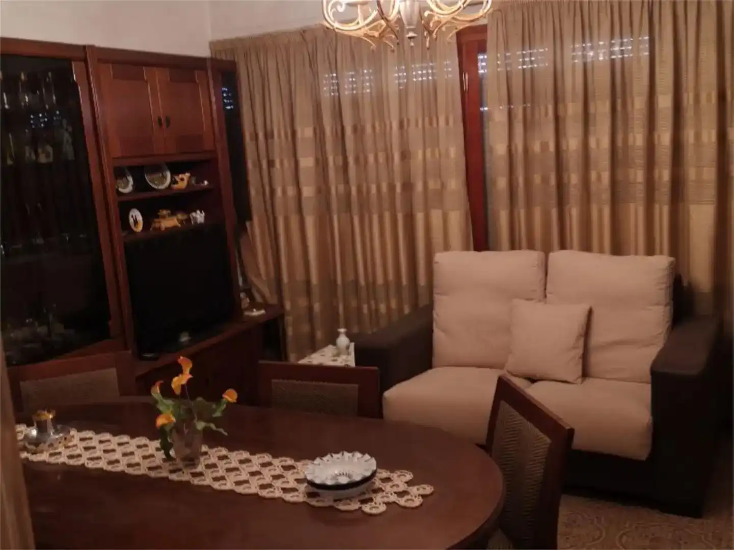 Sala d'estar de Casa adosada en venda en La Sénia amb Balcó
