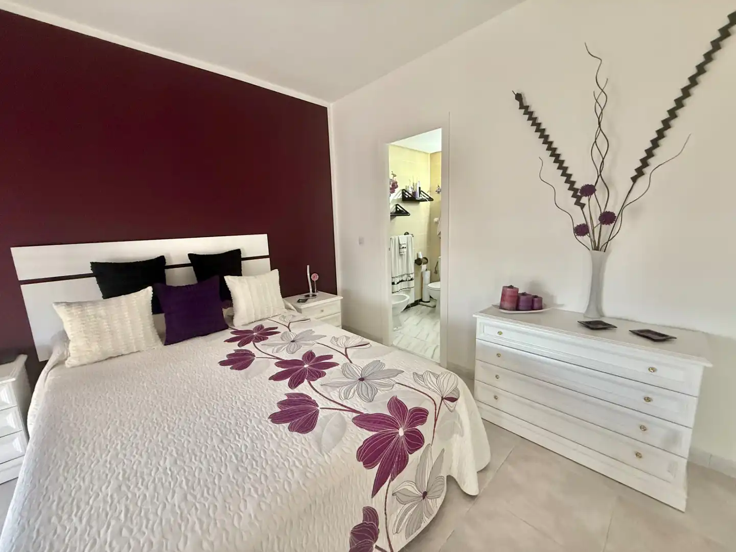 Bedroom of Flat for sale in Madrid  with Heating, Terrace and Furnished