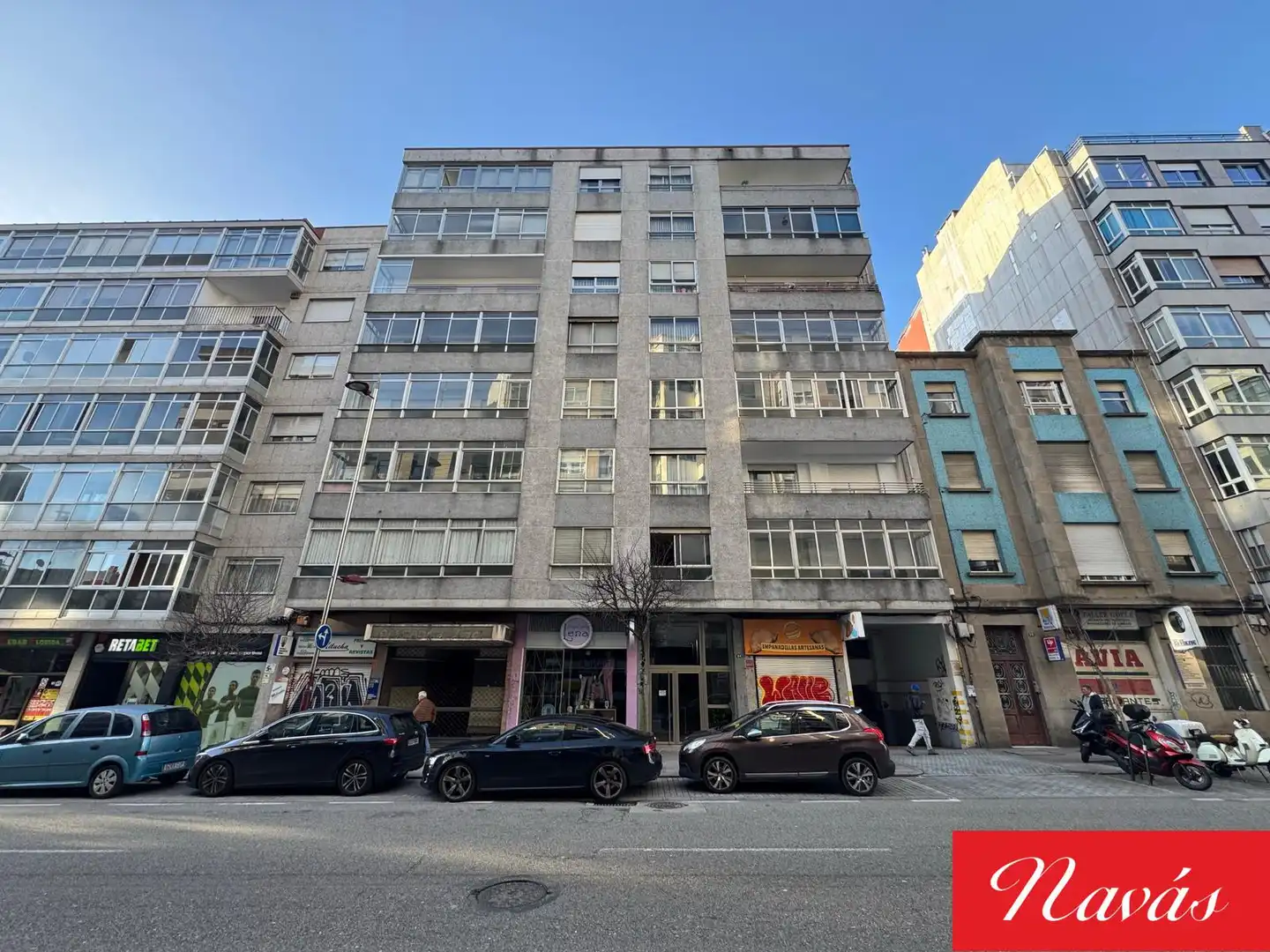 Exterior view of Flat for sale in Vigo   with Heating, Parquet flooring and Storage room