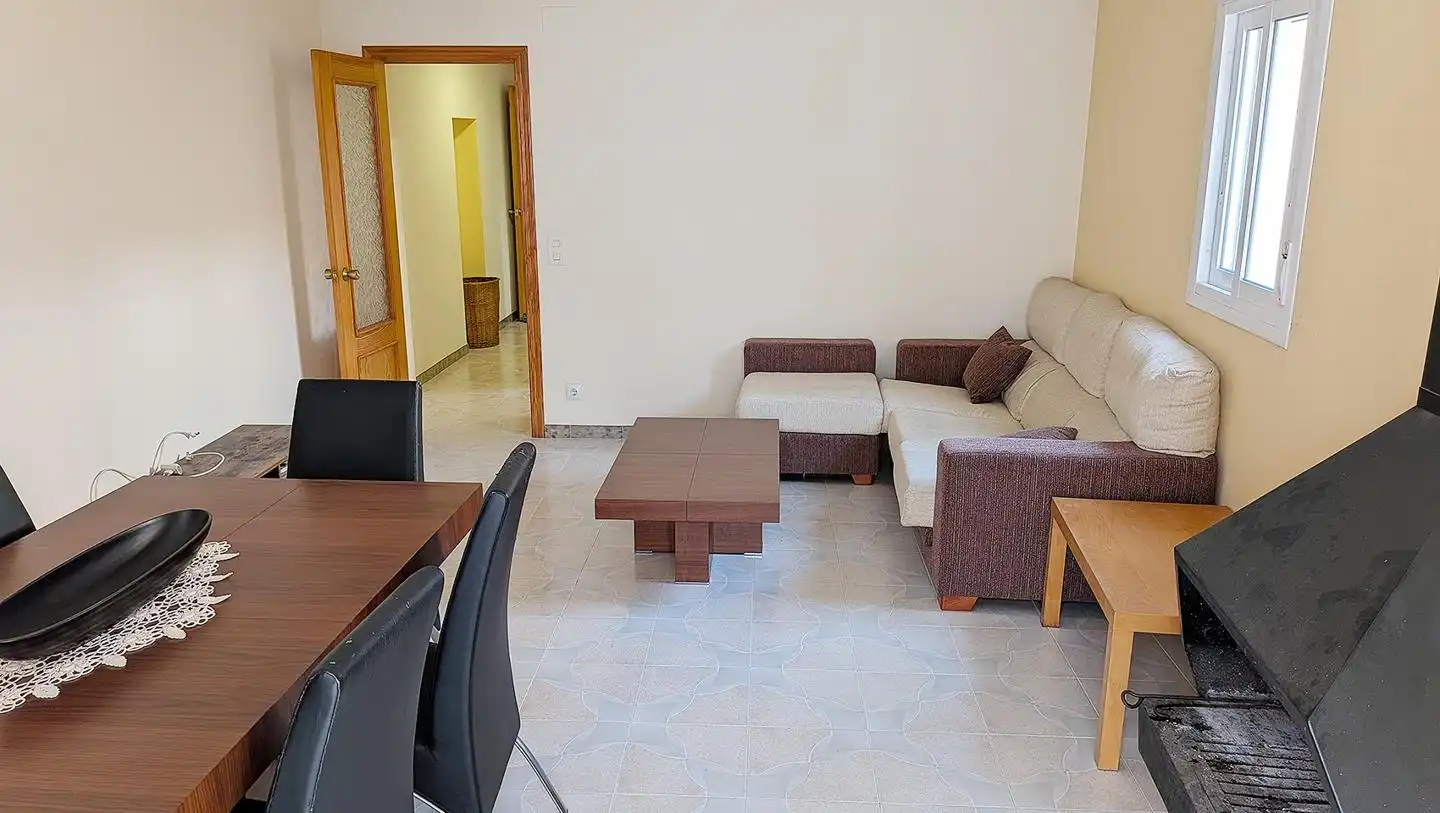 Living room of Houses for sale in Ulldecona  with Terrace, Furnished and Balcony