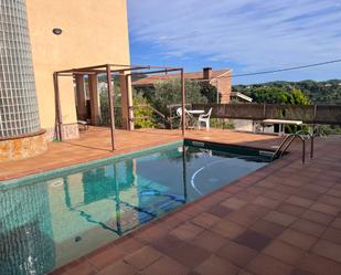 Swimming pool of House or chalet for sale in Tordera  with Air Conditioner, Terrace and Swimming Pool