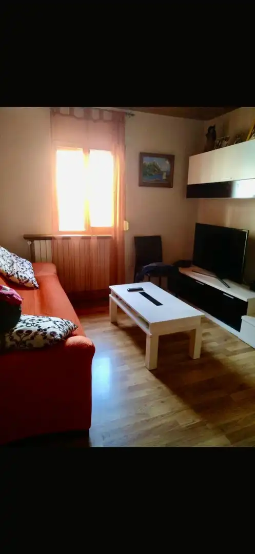 Wohnzimmer von Einfamilien-Reihenhaus zum Verkauf in Santa Margarida de Montbui mit Heizung und Terrasse