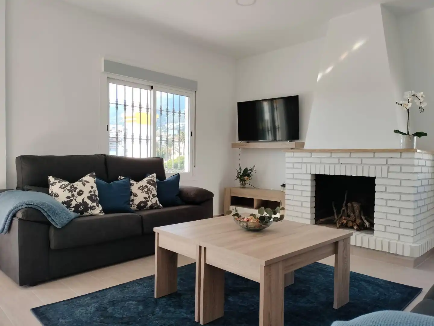 Sala de estar de Casa o chalet en venta en Benalmádena con Aire acondicionado, Calefacción y Jardín privado