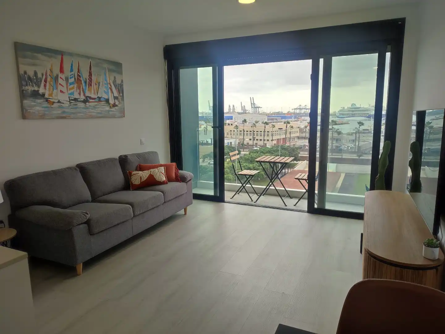 Living room of Apartments for rent in Las Palmas de Gran Canaria  with Furnished and Balcony