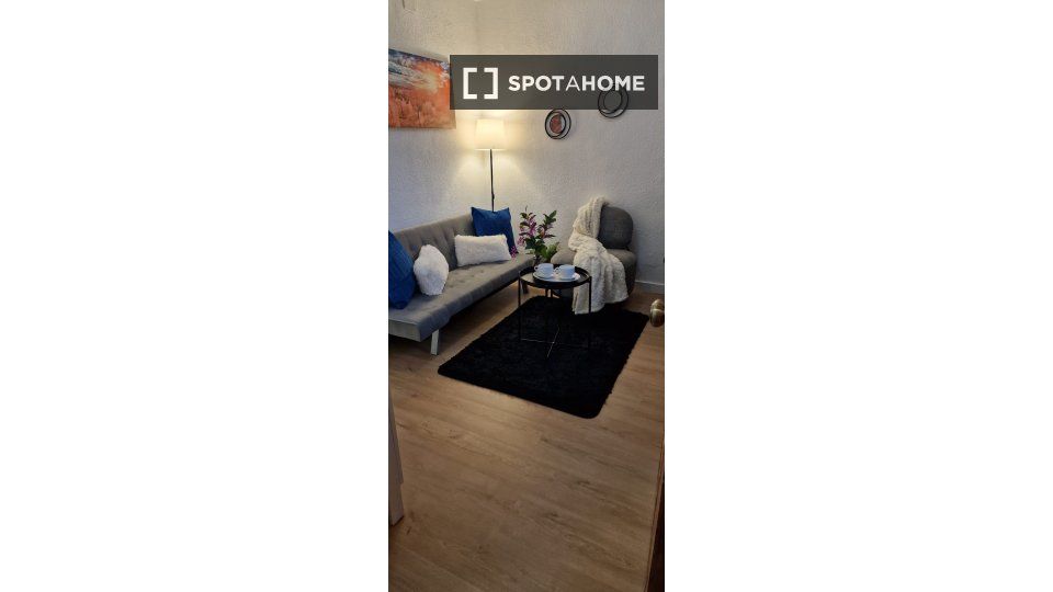 Bedroom of Flat to rent in  Madrid Capital  with Air Conditioner, Heating and Furnished