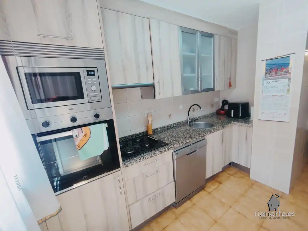 Kitchen of Flat for sale in Laviana  with Heating, Terrace and Storage room