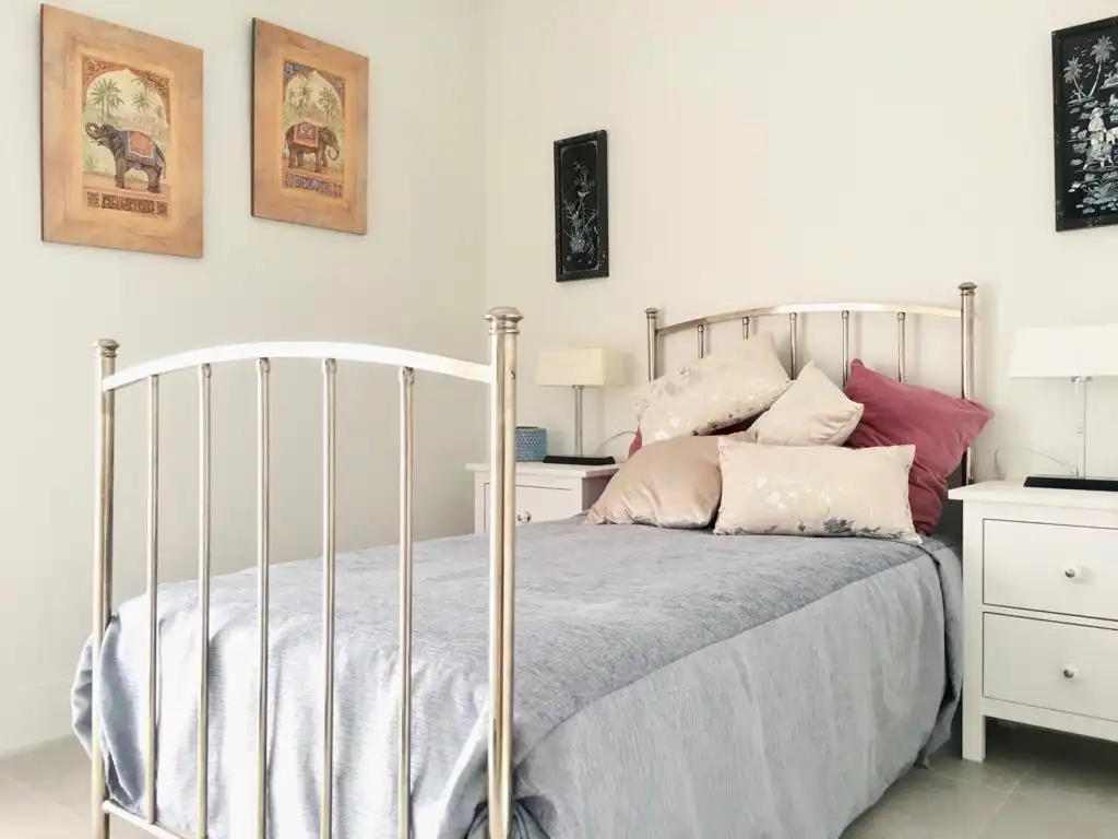 Bedroom of Houses for rent in Estepona  with Air Conditioner, Private garden and Swimming Pool