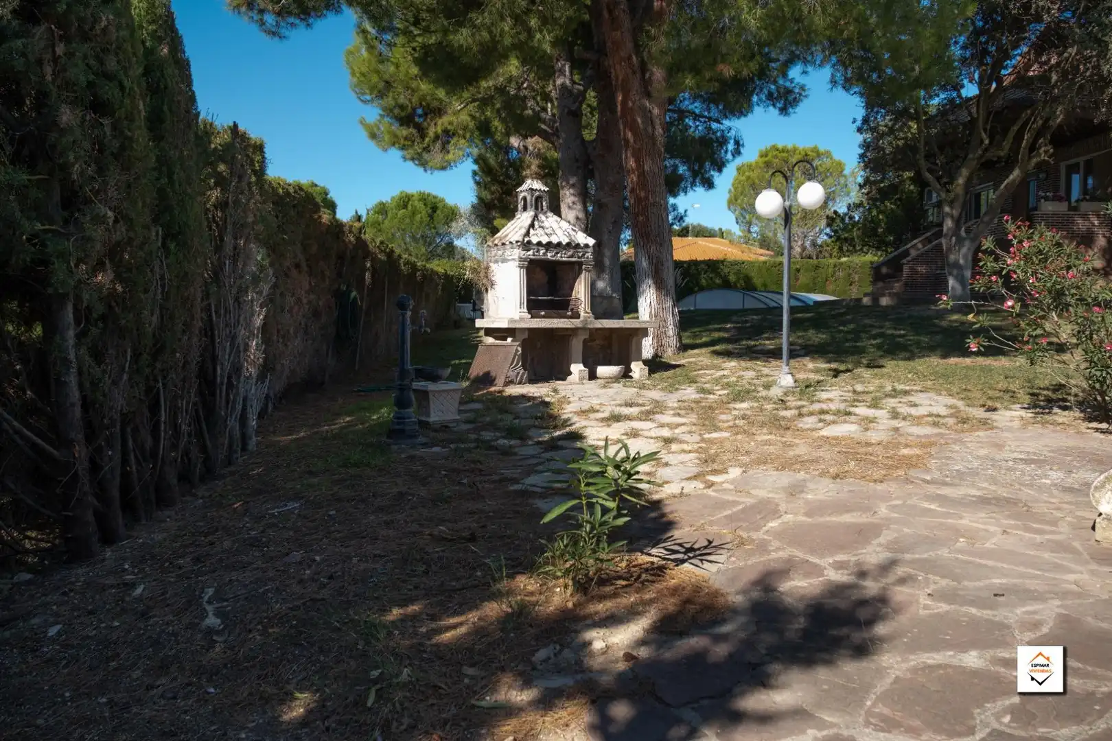 Garden of Houses for sale in Zaragoza  with Air Conditioner, Heating and Private garden